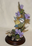 Immagine di Blue Tit with Canterbury Bell